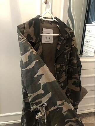 Pull bear kamuflaj ceket