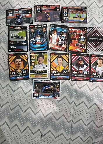 F1 Orijinal Turbo Attax oyun kartları