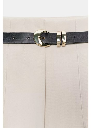 Zara kemerli yüksel bel pantolon - Görsel 9