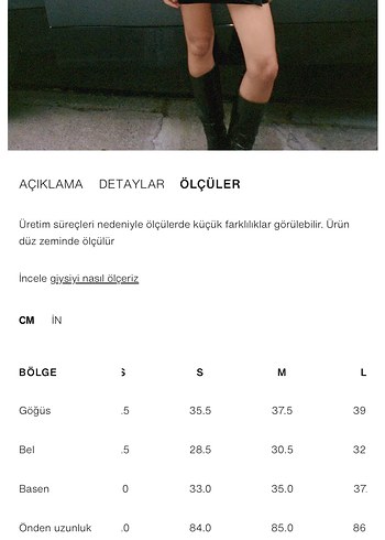 Zara kadife foulard elbise - Görsel 6