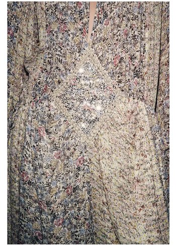 Zara metalik iplikli elbise - Görsel 2