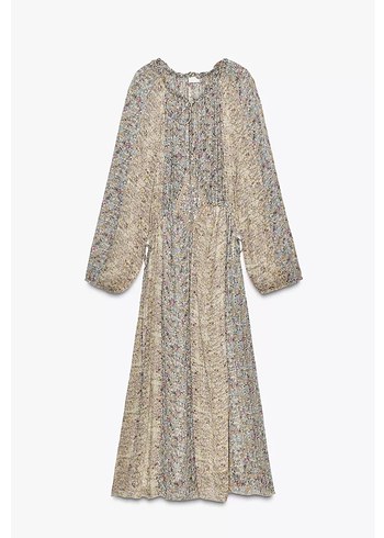 Zara metalik iplikli elbise - Görsel 6