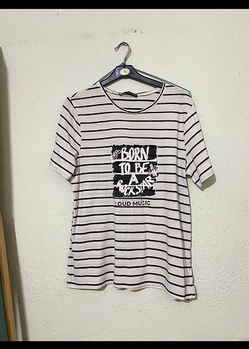 Pamuklu, Baskılı, Gevşek Kesim Kadın Tişört