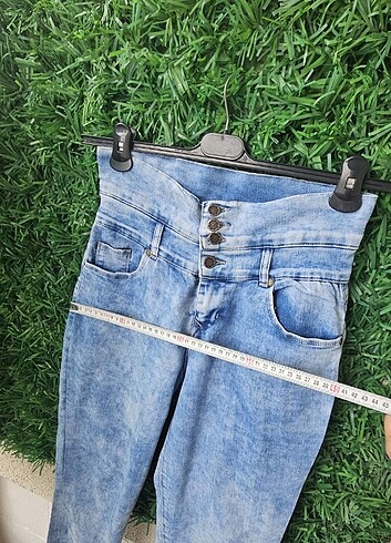 l Beden mavi Renk L beden uyumlu ınce kot pantolon