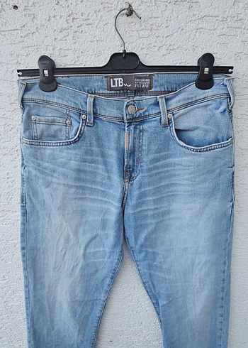 ltb 31 beden Erkek Mavi Denim Regular Fit Jean - Görsel 2