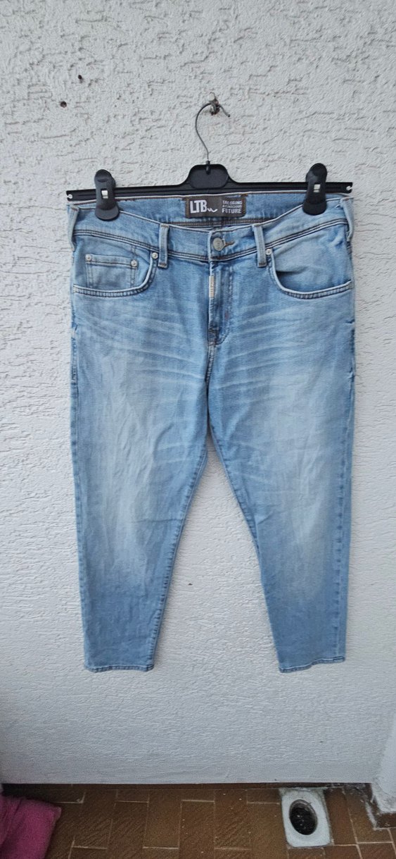ltb 31 beden Erkek Mavi Denim Regular Fit Jean - Görsel 4
