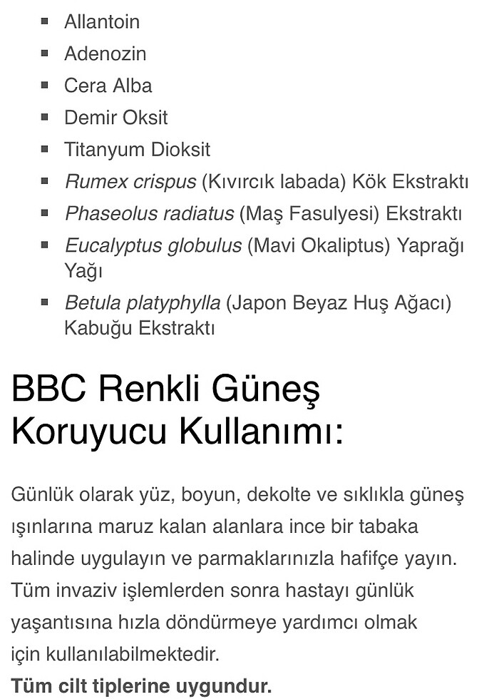 Genosys renkli güneş koruyucu ve güneş koruyucu - Görsel 3