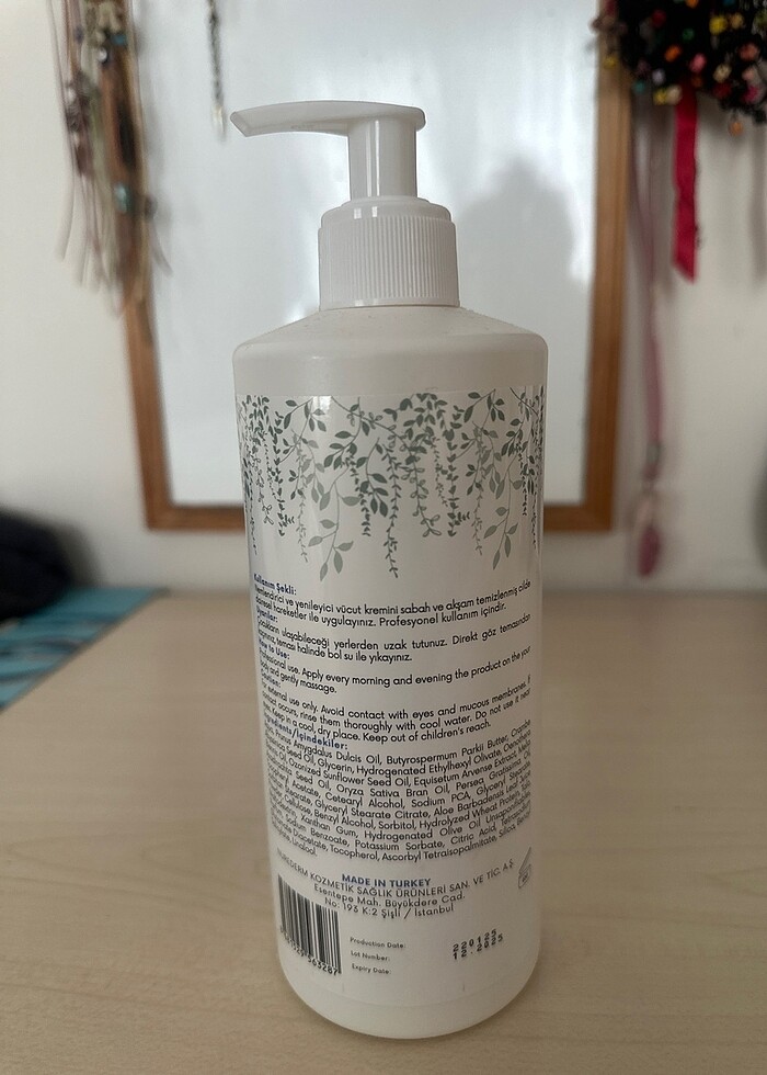 Vücut losyonu/nemlendirici - Görsel 2