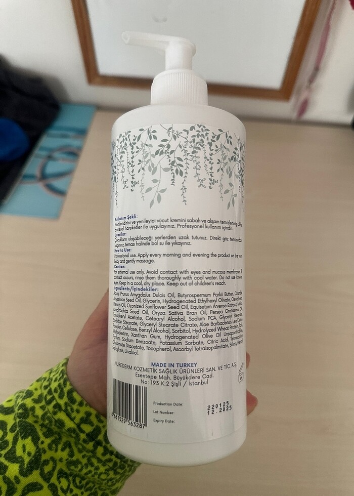 Vücut losyonu/nemlendirici - Görsel 3