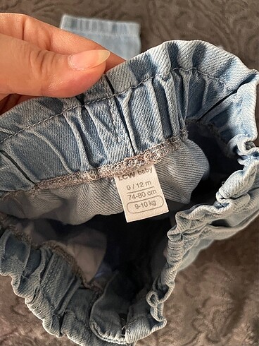 9-12 Ay Beden çeşitli Renk Kot pantolon