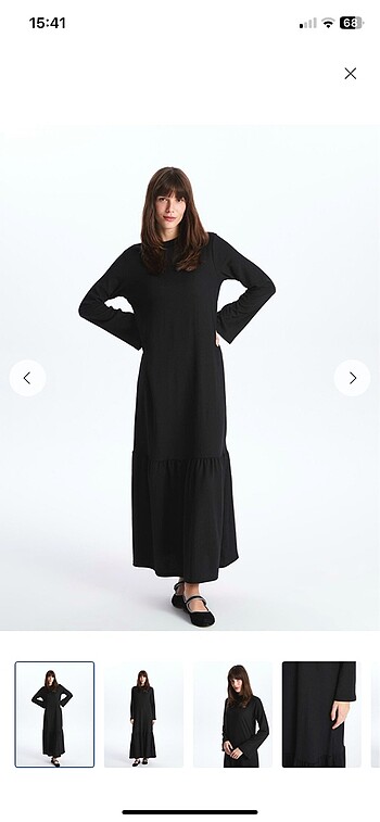 xl Beden siyah Renk LCW elbise
