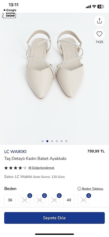 38 Beden ten rengi Renk Babet
