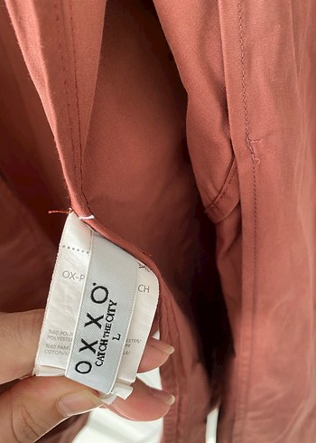 Düğmeli Kadın Trençkot - Görsel 3