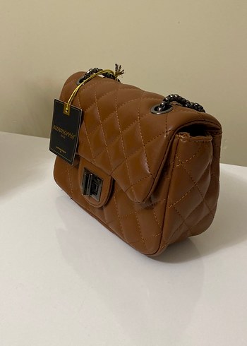 Kahverengi Deri Kadın Çanta - Görsel 2