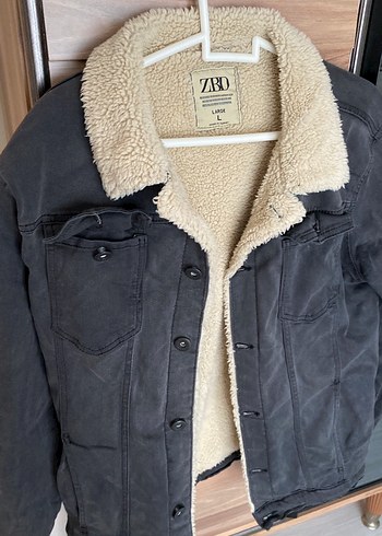 Gri Kürklü Erkek Sokak Tarzı Ceket - Görsel 4