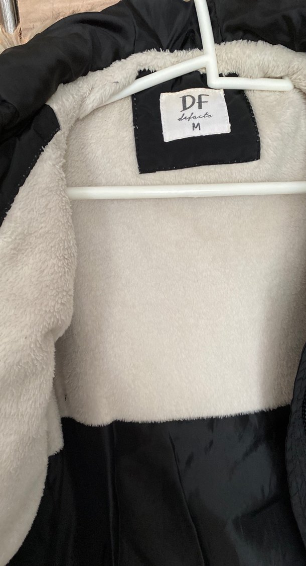 Kürklü Siyah Kadın Kışlık Mont - Görsel 4