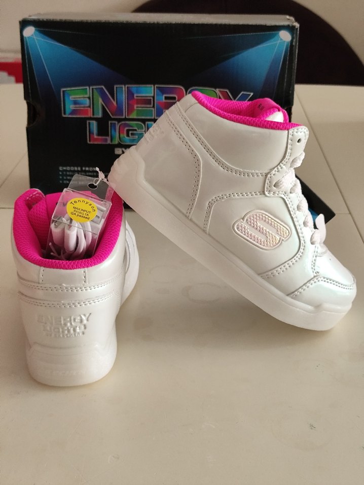 Skechers Beyaz Kız Çocuk Spor Ayakkabısı 28.5 numara - Görsel 2