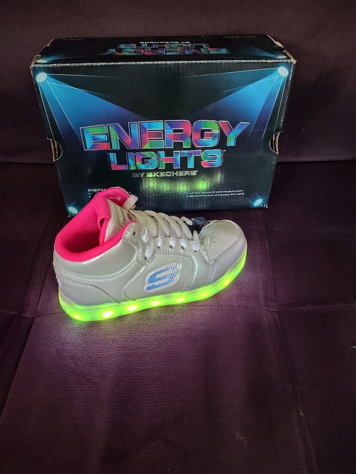 Skechers Beyaz Kız Çocuk Spor Ayakkabısı 28.5 numara - Görsel 4