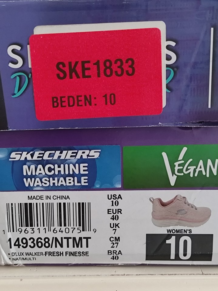 Pembe Skechers D'LUX WALKER Kadın Spor Ayakkabı - Görsel 5