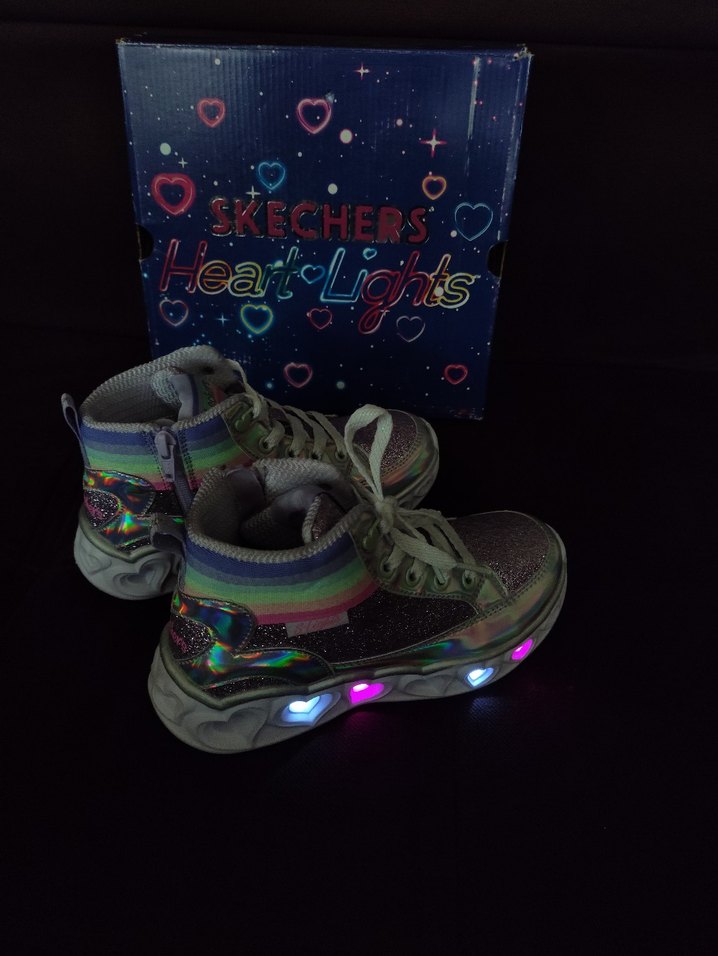 Skechers Kız Çocuk Işıklı Parlak Spor Ayakkabı - Görsel 3