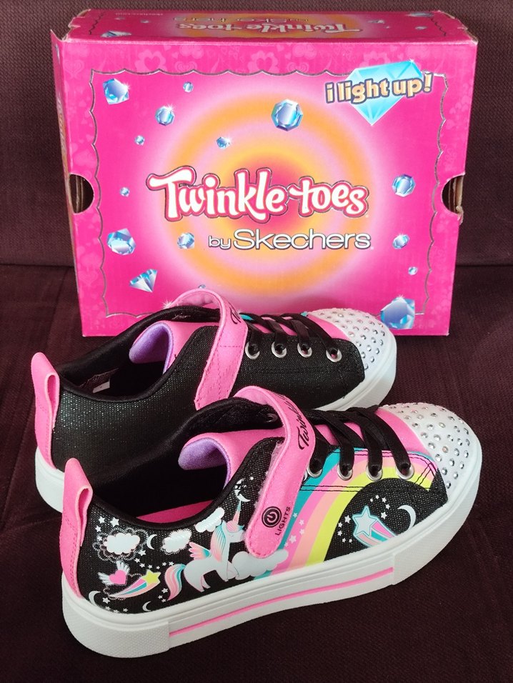 Skechers Pembe Parlak Twinkle Toes Kız Spor Ayakkabı - Görsel 2