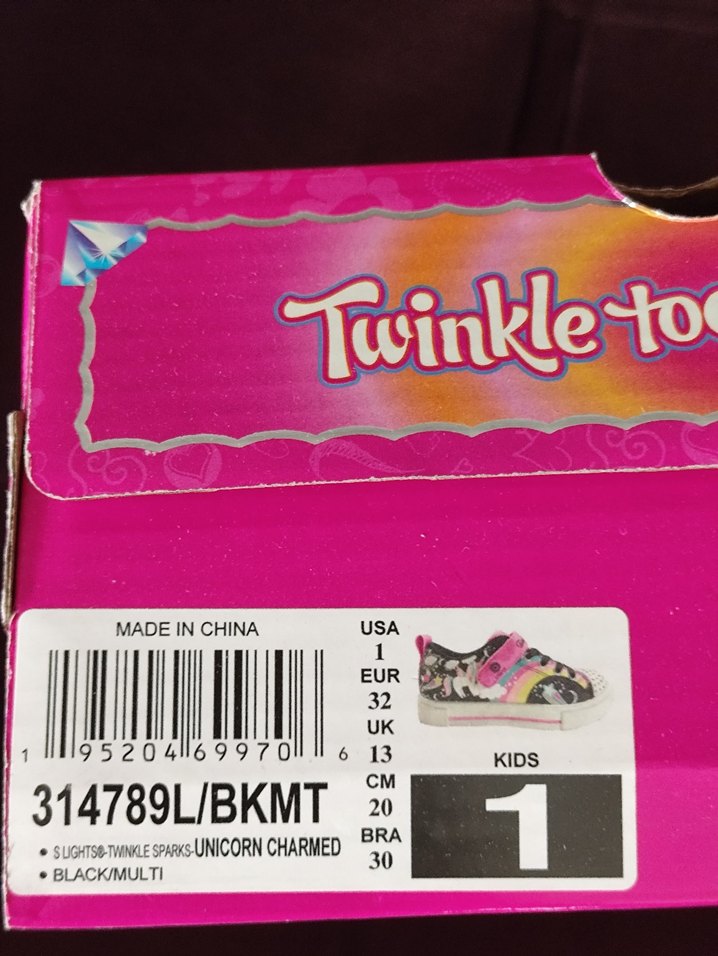 Skechers Pembe Parlak Twinkle Toes Kız Spor Ayakkabı - Görsel 4