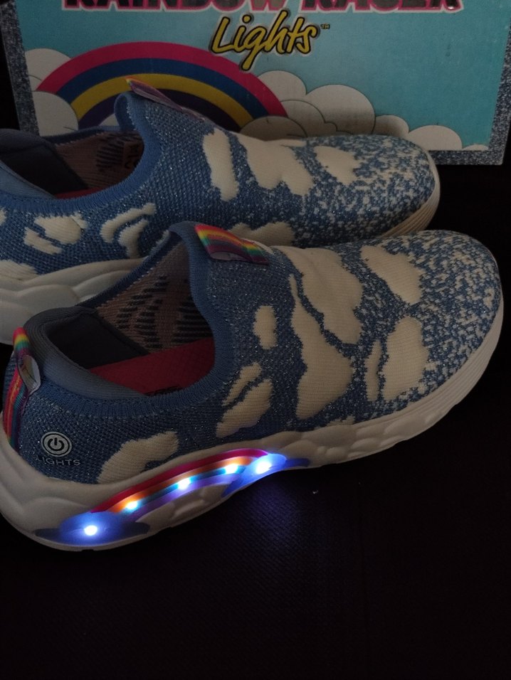 Skechers Rainbow Racer Işıklı Kız Çocuk Spor Ayakkabı - Görsel 3