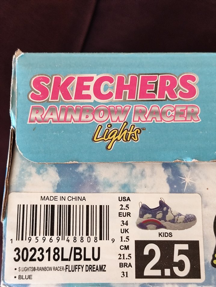 Skechers Rainbow Racer Işıklı Kız Çocuk Spor Ayakkabı - Görsel 4