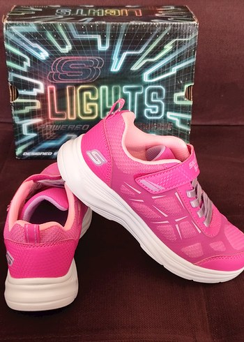 Skechers Pembe Skechers Işıklı Spor Ayakkabı