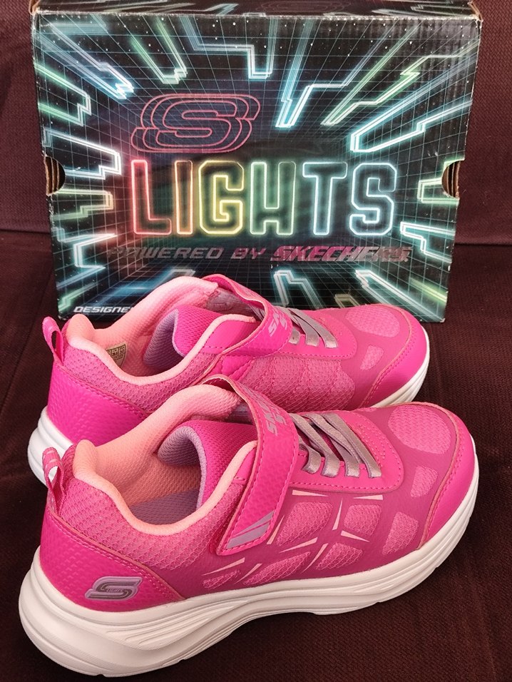 Pembe Skechers Işıklı Spor Ayakkabı - Görsel 2