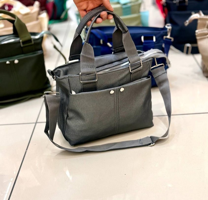 Gri Kadın Günlük Çanta - Görsel 2