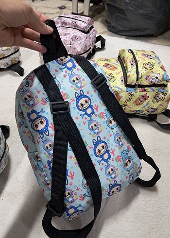 Pastel Mavi Çocuk Sırt Çantası - Görsel 2