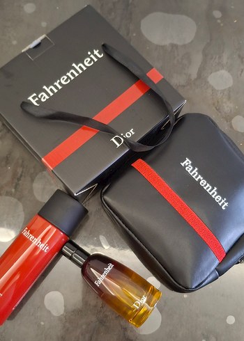 Dior Fahrenheit Erkek Parfüm Seti Kırmızı - Görsel 2