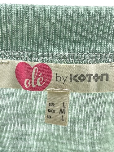 l Beden çeşitli Renk Koton Bluz %70 İndirimli.