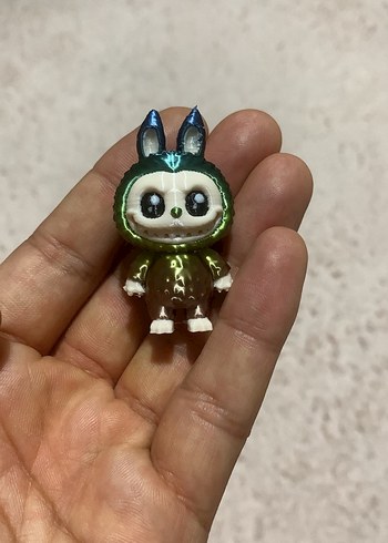  Beden Renkli Parlak Mini Labubu Anahtarlık Çanta Süsü