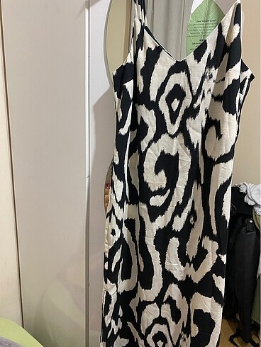 s Beden siyah Renk Siyah leopar h&m elbise