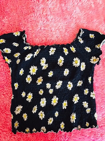 Papatya desen crop