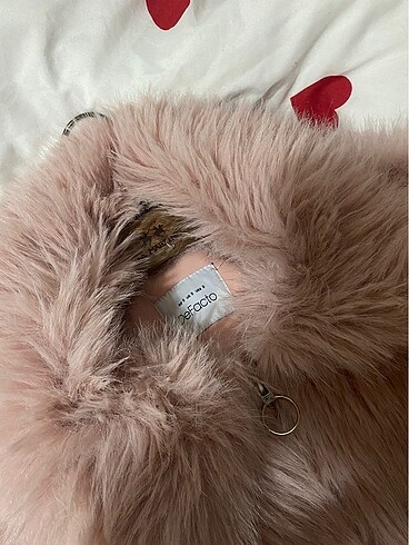 Defacto Peluş mont pembe