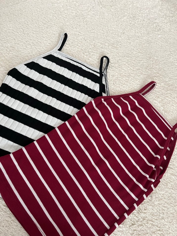 İnce Askılı 2 Örme Atlet - Görsel 2