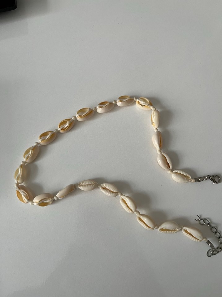 Bej Boncuklu Midi Bohem Kadın Kolye - Görsel 2