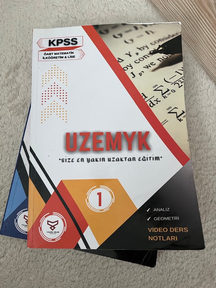 UZEMYK Canlı Ders Kitapları Öabt Matematik - Görsel 3