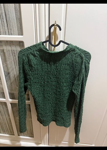 mango yeşil bluz - Görsel 3