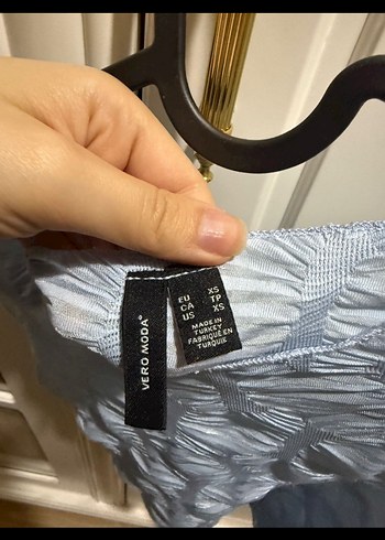 Mavi kadın bluz - Görsel 2