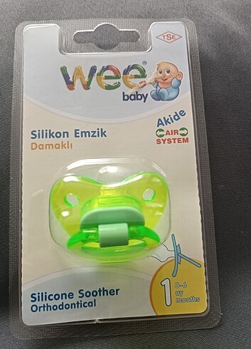 Wee Baby Silikon Emzik Damaklı No:1 0-6 Ay / 841 