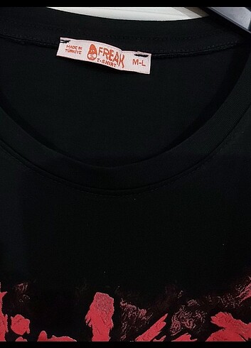 m Beden siyah Renk Slipknot baskılı tshirt