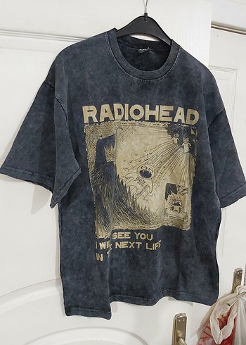 Radio Head baskılı tshirt