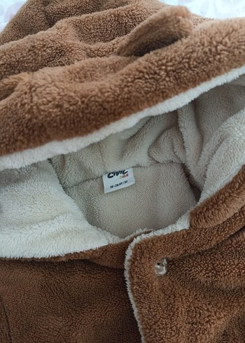 peluş çocuk mont - Görsel 3