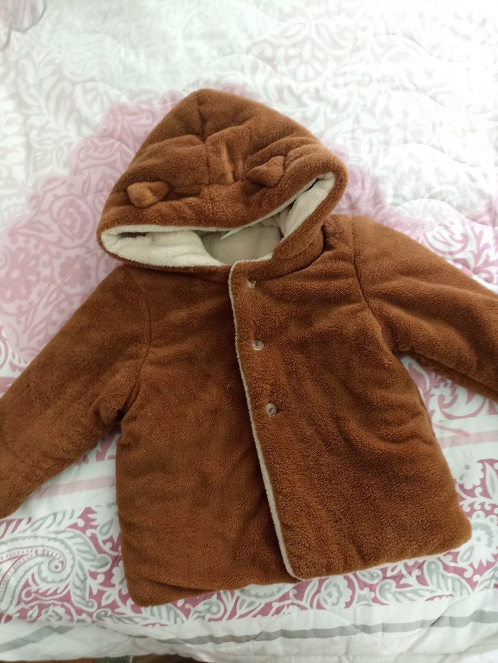 peluş çocuk mont - Görsel 2