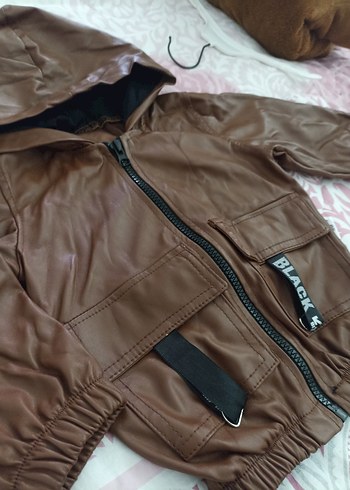 Erkek çocuk Deri Ceket - Görsel 2