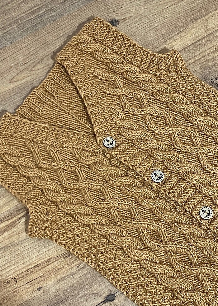 Erkek bebek yeleği - Görsel 2